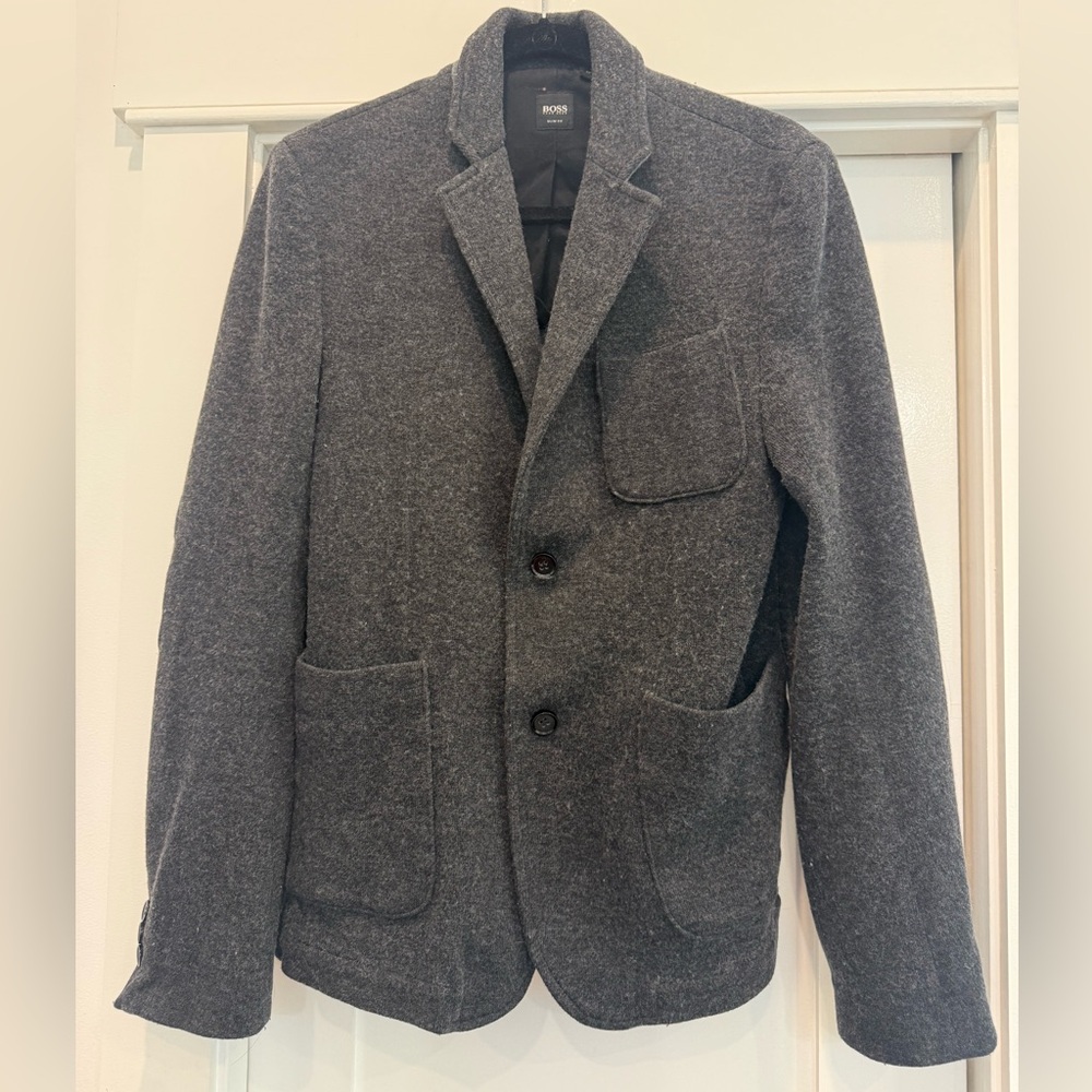 BOSS Charcoal Gray Men's Performance Jacket